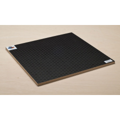 Фанера ОДЕК 24 гек/гл темно- Коричнева ФСФ 2500x1250x24 мм Hexa DB Dark Brown Лозова