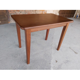 Стіл кухонний масив бука тонований Горіх 900х600х750