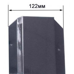 Штакет металлический 0,7 мм 122 мм 1,75 м с 2-сторонним полимерным покрытием Тернополь