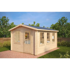 Беседка деревянная из профилированного бруса 3х4 Кременчуг Умань