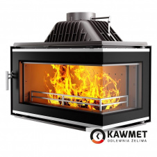 Каминная топка KAWMET W16 с правым боковым стеклом 13,5 кВт ECO 805х447х453 мм