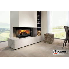 Каминная топка KAWMET W16 с левым боковым стеклом 13,5 кВт ECO 805х447х453 мм Киев