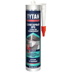 Герметик силиконовый санитарный TYTAN Professional UPG 310 мл белый Днепр