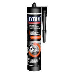 Герметик каучуковый для кровли TYTAN Professional 310 мл черный Полтава