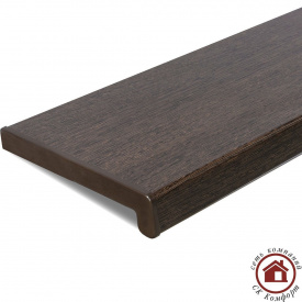 Пластиковый подоконник Crystalit 600 мм Венге