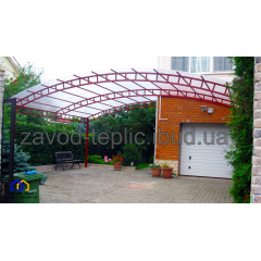 Стільниковий полікарбонат 10 мм прозорий Ізюм