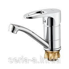 Змішувач для умивальника ZEGOR PED4-B180 на гайці