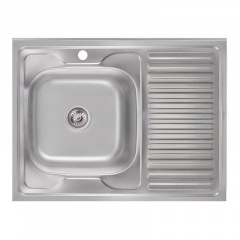 Кухонна мийка 6080-L Satin (0,6 мм) Вінниця