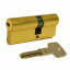 Цилиндр замка ABUS D6PS ключ-ключ антивыбивание 90 мм 45х45 латунь 5 ключей Київ