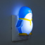 Світильник нічник Feron FN1001 пінгвін синій Кропивницький