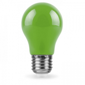 Светодиодная лампа Feron LB-375 3W E27 зеленая