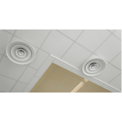 Акустическая влагостойкая гладкая плита Rockwool Rockfon Lilia 600x600x12 мм белая Ужгород
