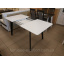 Дерев'яний стіл Мілан 120х80 см прямокутний розкладний венге білий Суми