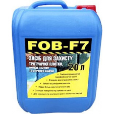 Гідрофобізатор водовідштовхуюче просочення FOB-F7 тротуарної плитки, бетону, каменю, цегли 20 л