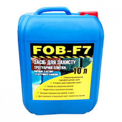 Гидрофобизатор водооталкивающая пропитка FOB-F7 для тротуарной плитки, бетона, камня, кирпича 10 л Полтава