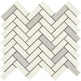 Керамогранитная плитка Ragno Terracruda Mosaico Degrade Calce/Luce R060 33,2х128,8 см (УТ-00019574)