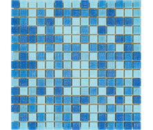 Мозаїка Stella di Mare R-MOS B31323335 4 на папері 327x327x4 мм мікс блакитний