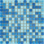 Мозаика Stella di Mare R-MOS B31323335 4 на бумаге 327x327x4 мм микс голубой Львов