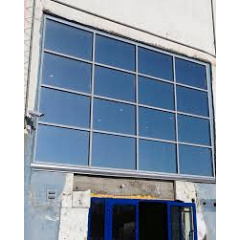 Панорамные окна из алюминия от фабрики алюминиевых конструкций Редвин Групп Покровск