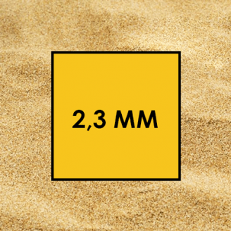 Песок речной 2,3 мм 