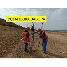 Монтаж огорожі з зварної сітки з ПВХ покриттям