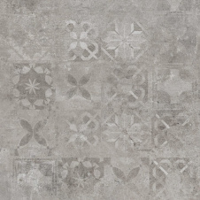Керамогранитная плитка Cerrad Softcement Silver Poler Decor Patchwork декор 59,7х59,7 см (5903313318082)