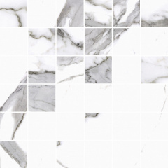 Керамогранитная плитка Cerrad Calacatta White Poler мозаика 29,7х29,7 см (5903313319621) Київ