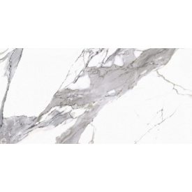 Керамогранитная плитка напольная полированная Cerrad Calacatta White Poler 59,7х119,7 см (5903313316613)