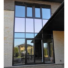 Панорамные окна из алюминия от фабрики алюминиевых конструкций Редвин Групп