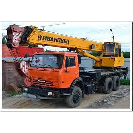 Оренда Автокрана "Івановець" 25тонн 22 метра стріла