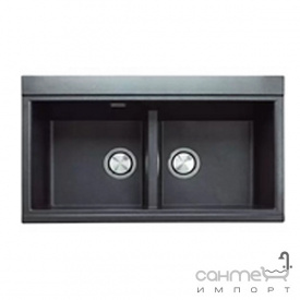 Кухонная мойка гранитная Adamant Similar 850х510х230 14 черный металлик
