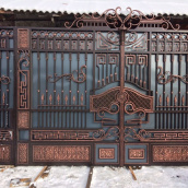 Ковані ворота з хвірткою Legran
