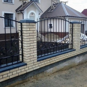 Забор металлический с покраской Legran