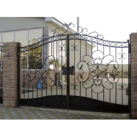 Ворота ковані розпашні металеві Легран