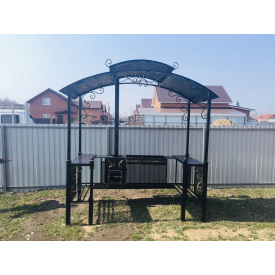 Мангал альтанка кований з дашком Legran