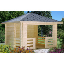 Беседка деревянная из профилированного бруса 3.5х3.5 Чернигов