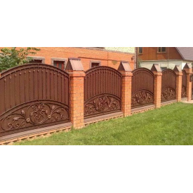 Забор кованый закрытый Legran