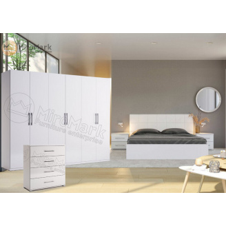 Спальня Фемели 6Д белый глянец Миро-Марк