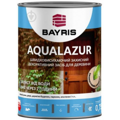 Лазурь Bayris Aqualazur Серый 0,75 л Львов