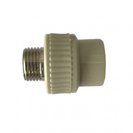Муфта наружная резьба Kalde PPR ф25х3/4 12089