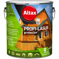 Лазурь Altax PROFI-LASUR protector коричневый 9л Львов