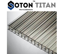 Стільниковий полікарбонат ТМ SOTON TITAN 8х2100х6000 мм прозорий