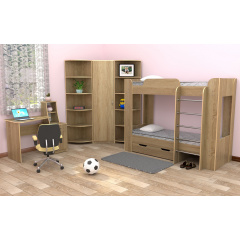 Детская спальня Компанит модульный набор №2 лдсп дуб-сонома Херсон