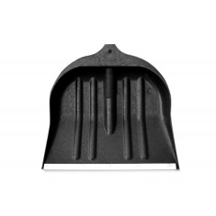 Лопата для снега черная пластиковая (440х460) Краматорск