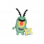 Мягкая игрушка Sponge Bob Mini Plush Plankton (EU690506) Ровно