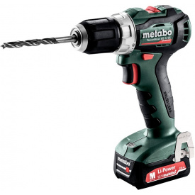 Аккумуляторная дрель шуруповерт Metabo 12В PowerMaxx BS 12 BL - 2x2.0Аг (601038500)