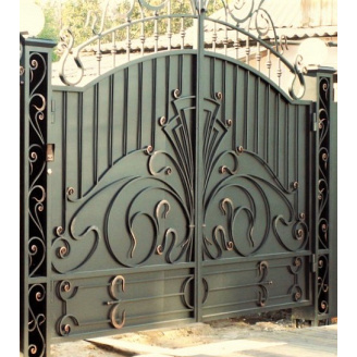 Ворота кованые закрытые Б0052зк Legran