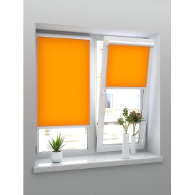 Тканинні жалюзі Віконт помаранчевий 500х1400х1800 мм