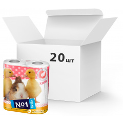 Упаковка бумажных полотенец Bella двухслойных 20 упаковок по 2 рулона (BE-045-B002-005) Черкассы