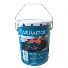 Мастика Aquaizol АМ-10 битумно-каучуковая 10 кг Коростень